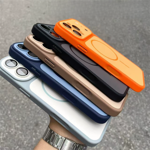 เปลี่ยนเคส iPhone 17 Air 18 16 15 14 13 12 11 Pro Max รุ่น 18 Series Dual-Tone แบบดั้งเดิม รองรับการชาร์จไร้สายแบบแม่เหล็ก - Product Image 5