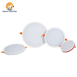 <span class=keywords><strong>Bihua</strong></span> แผงไฟ LED กลม LED แบบฝังขนาด9W 18W 24W 36W สำหรับสำนักงานบ้านในร่ม - Product Image 1