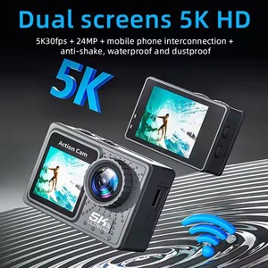 Nkiwi <span class=keywords><strong>Camera</strong></span> hành động thể thao Wifi độ phân giải cao 5K 30 khung hình/giây 4K 60 khung hình/GIÂY máy quay kỹ thuật số 2inch 1.5inch cảm ứng màn hình màu kép - Product Image 6
