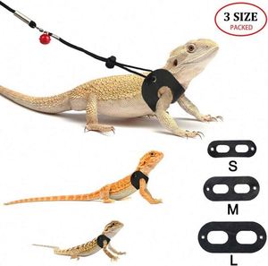 Échantillon Gratuit : Harnais et Laisse Réglables pour Dragon Barbu (S, M, L) en Cuir Souple – Laisse pour Reptiles, Lézards, Amphibiens et Autres Petits Animaux - Product Image 4