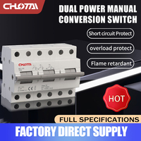 Interrupteur-sectionneur isolant Série SF7-125 16A-125A 400V 3 pôles Contact Cuivre-Argent PA66 Ignifuge IP20 Industriel CE