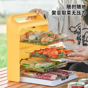 Wall Mounted Storage Tray Rectangle Foldable Easy Cleaning For Side Dishes Kitchen Shelf - Product Image 5