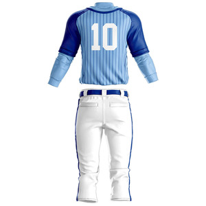 Servicio de Impresión por Sublimación Personalizable Disponible al por Mayor, Uniforme de Béisbol de Manga Corta, Tela Transpirable de Alta Calidad para Equipos - Product Image 2
