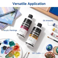 TIMESRUI Vernis acrylique transparent à base d'eau, revêtement protecteur pour peinture acrylique, peinture à l'huile, toile d'art