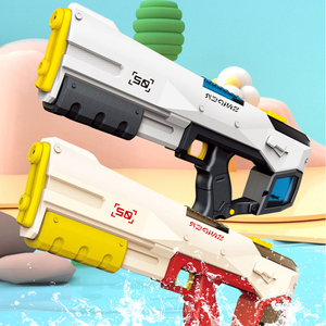 Pistola de agua recargable para NIÑOS 2 en 1, juguete eléctrico automático, absorción de agua hecha de plástico duradero - Product Image 5