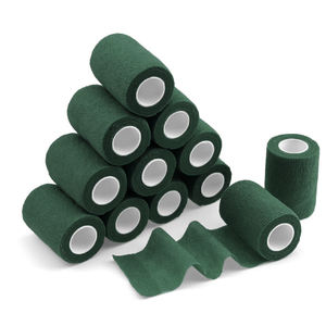 ผ้าพันแผลผ้าเครปหลายสีแบบเหนียวติดด้วยตัวเองยืดหยุ่นได้ผ่านการรับรอง <span class=keywords><strong>CE</strong></span> - Product Image 5