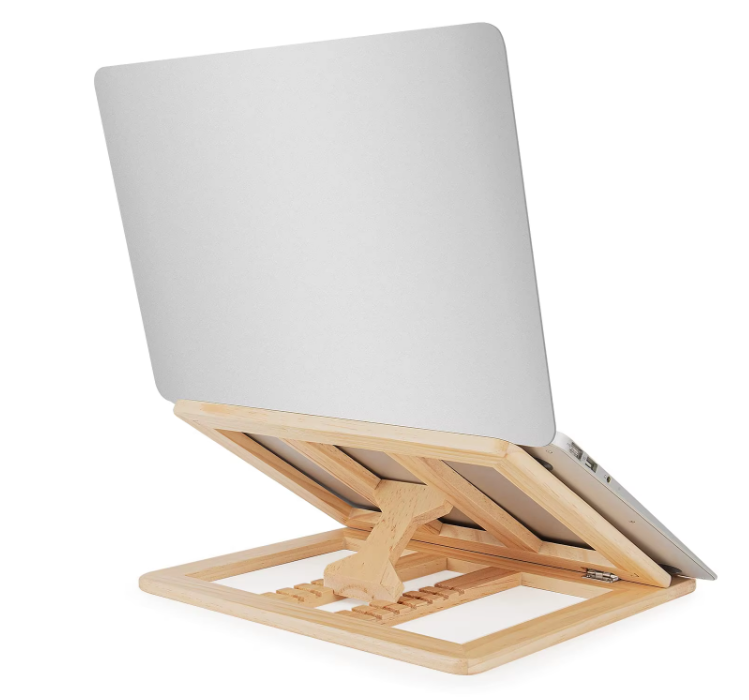 Eco Friendly Bamboo Standing Desk Converter