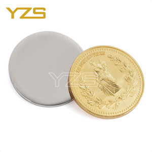 Sello de diseño 999 plata en blanco brillante muestras gratis monedas recuerdo dorado comercio moneda estampada - Product Image 3