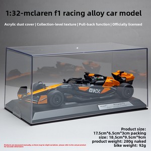 Modelo de Coche de Carreras de Lujo <span class=keywords><strong>McLaren</strong></span> F1 a Escala 1:32 con Licencia Oficial, de Metal Fundido a Presión, con Función de Retroceso, para Adornos, Venta al por Mayor, Certificado - Product Image 6