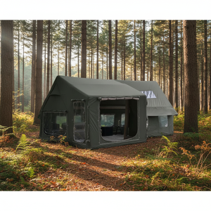 Tente de camping familiale gonflable personnalisable 4 saisons, spacieuse, 1 chambre, 1 séjour, pour l'extérieur - Product Image 3