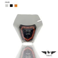 Ensemble de phares LED pour moto, 5000LM, masque de phare avant, adapté pour KTM EXC SXF Enduro Dirt Pit Bike Supermoto