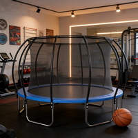 Trampolín Inflable Seguro de Polipropileno de 12 pies, Estilo Linterna, de Grado Comercial, Cama Elástica para Interiores/Exteriores, para Niños y Niñas