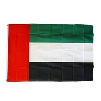 Commercio all'ingrosso della fabbrica di transazione veloce 3x5ft 100% poliestere emirati arabi uniti bandiera nazionale del paese bandiera degli emirati arabi uniti
