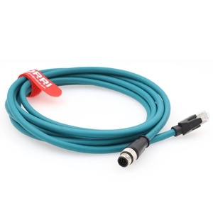 <span class=keywords><strong>M</strong></span> 12 Xコード化された8ピンからRJ45ギガビットイーサネットインターフェイスCat6シールドケーブル - Product Image 3