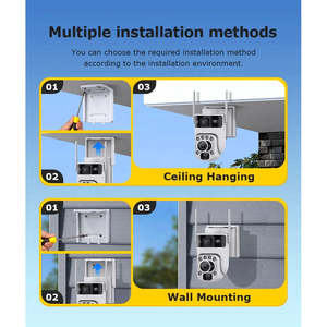 8MP WiFi/4G Outdoor <b>Solar</b> <b>Powered</b> <b>CCTV</b> Security System 20x Zoom Network <b>Camera</b> AI Tracking Dual Lens Low Power IP Surveillance - Product Image 5