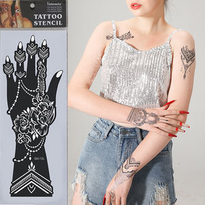 Cinq et dix GMPC/Sedex/ISO/EUDR main poignet peinture au <span class=keywords><strong>henné</strong></span> <span class=keywords><strong>pochoir</strong></span> bricolage réutilisable inde <span class=keywords><strong>henné</strong></span> Mehndi tatouage temporaire <span class=keywords><strong>pochoir</strong></span> au <span class=keywords><strong>henné</strong></span> - Product Image 1