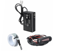 Installation facile Capteurs radar de recul pour voiture Système radar de recul Capteur de stationnement électromagnétique avec écran LED