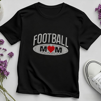 Nouveau design – Transfert thermocollant en vinyle de haute qualité pour T-shirt, motif « Football Mom » avec strass, vente en gros