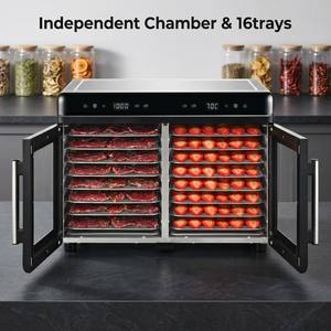OEM ODM 16-Schichten Dual-Kammer Lebensmittel-Dehydrator aus Edelstahl für den Heim- und Gewerbegebrauch - Product Image 5
