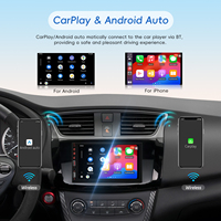 Lecteur MP5 de voiture double DIN Podofo 7 pouces, CarPlay sans fil, Android Auto, YouTube, double USB, autoradio, prise en charge OEM/ODM, livraison directe