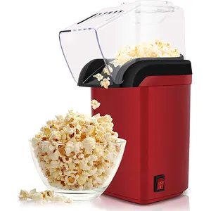 Mesin Popcorn Mini portabel, pembuat Popcorn rumah tangga 110V 220V 1200W otomatis untuk rumah