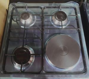 Gensun Thương Mại <span class=keywords><strong>Gas</strong></span> Bằng Thép Không Gỉ Phạm Vi Với 4 Burner Truyền Thống Đơn Lập Lò Năng Lượng Kép Nấu Ăn Thiết Bị - Product Image 3