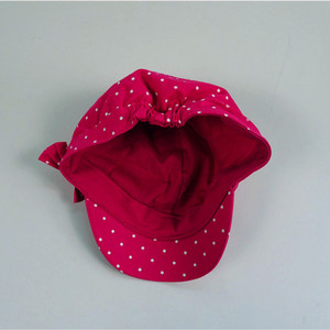 Stampa a pois di cotone Gorra <span class=keywords><strong>Con</strong></span> Bandana bambini <span class=keywords><strong>Con</strong></span> papillon in rosa rossa - Product Image 6