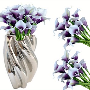 ดอกลิลลี่ประดิษฐ์ PU Calla แบบเสมือนจริงมากดอกไม้ปลอมสำหรับตกแต่งวันวาเลนไทน์ - Product Image 4