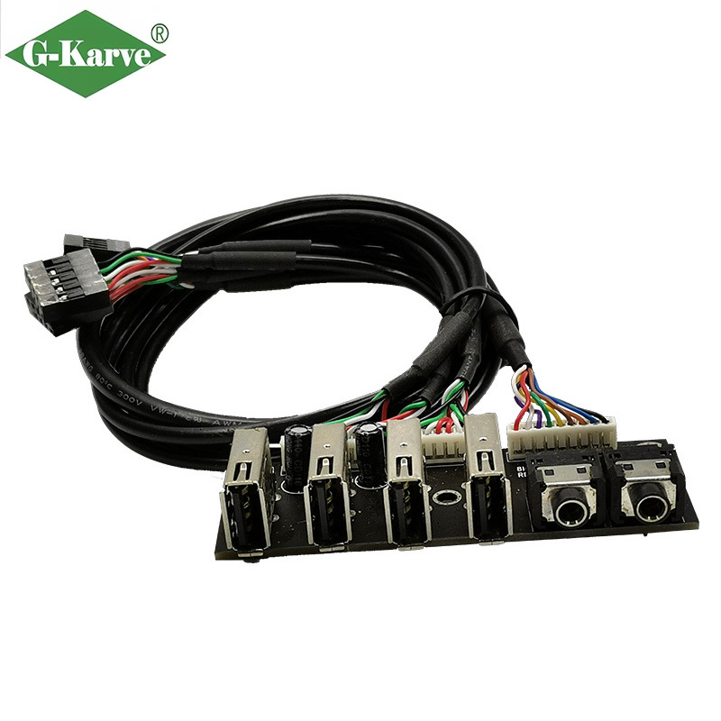Desktop Computer <strong>Case</strong> <strong>Front</strong> <strong>Panel</strong> Vertical <strong>USB</strong> <strong>3.0</strong> Audio Interface Cable with Pure Copper Conductor and PVC for Computer <strong>Case</strong>
