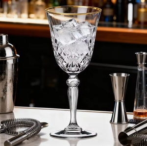 <span class=keywords><strong>Calice</strong></span> da <span class=keywords><strong>Vino</strong></span> <span class=keywords><strong>Rosso</strong></span> in Cristallo Goffrato <span class=keywords><strong>di</strong></span> Alta Qualità, Trasparente, 201-300ml, Stile Americano, per Casa, Matrimoni, Bar, Ristoranti, Feste - Product Image 4