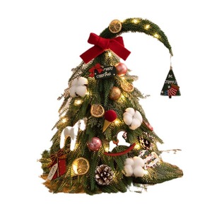 Nouveauté 2026 transfrontalière : Miniatures d'arbres de Noël en PET de 45 cm, décorations de Noël en stock, échantillons disponibles, vente en gros - Product Image 5