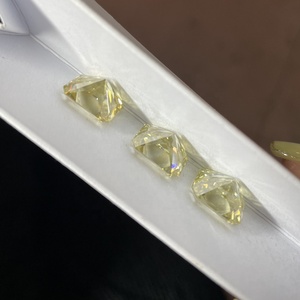 Wuzhou Joyería de Fantasía al por Mayor, Piedra Preciosa Suelta, Corte Radiante, 9x11 mm, 5 Quilates, Color Amarillo Original, Diamante Moissanita Suelto - Product Image 2