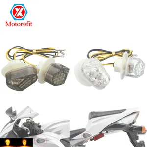 Prezzo di fabbrica moto LED montaggio a filo indicatore di direzione indicatore di direzione lampeggiante lampada per Yamaha FZ6R FZ1 YZF R1 R6 R6S FZ09