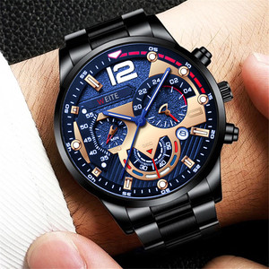 Reloj de Hombre YL Explosions, Calendario, Metal, Acrílico, Multicolor, Puntero Luminoso, Digital Grande, Explosiones Transfronterizas, Monopolio, 42 mm - Product Image 4