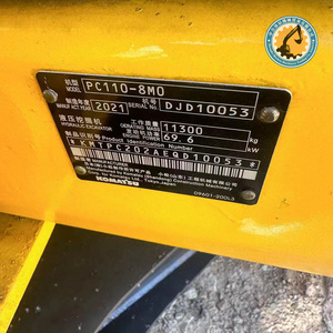 Excavatrice Komatsu PC110-8 d'occasion reconditionnée, 11 tonnes, godet de 0,48 m, moteur de 69,6 kW, moteur principal avec vidéo et garantie de qualité - Product Image 2