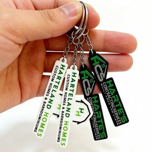 High Quality Keychains <b>Key</b> Ring 3D 2D Rubber <b>Custom</b> Soft Pvc Keychain Unique Products - Product Image 3