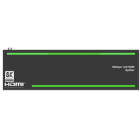 Divisor de 48Gbps 1x8 HDMI 1 en 8 salidas 8K Divisor HDMI de 8 puertos para monitor de TV
