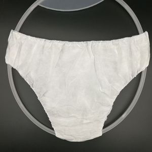 Sous-vêtements jetables non tissés hygiéniques, culotte jetable pour femmes, culottes de voyage confortables, emballage individuel - Product Image 1