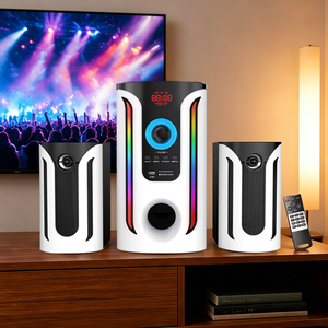 Nuevo Altavoz Mega Sound de 2.1 Canales con USB, SD, FM y Bluetooth - Product Image 6