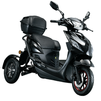 EEC COC Stock UE Usine Chine 1000W 60V 23.4Ah Batterie Amovible Étanche Trottinette à 3 Roues en Alliage d'Aluminium Moteur Brushless