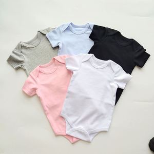 Di alta qualità su misura per neonato manica corta in bianco tutine per bambini pigiami in cotone 100% semplice <span class=keywords><strong>vestiti</strong></span> per <span class=keywords><strong>neonata</strong></span> <span class=keywords><strong>0</strong></span>-3 <span class=keywords><strong>mesi</strong></span> - Product Image 6