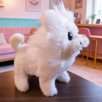 Jouet électrique, grand lion en peluche qui rugit et marche, style amusant et mignon, en plastique et coton, animal de compagnie animé pour enfants, unisexe