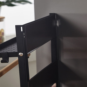 Étagère magnétique rouge pour réfrigérateur, 3 niveaux, en acier au carbone, amovible, pour rangement mural de cuisine - Product Image 3