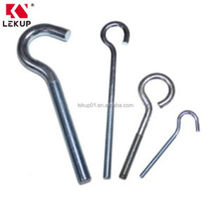 Boulon à œil vis oeil crochet câble fil fixation clou oeil métal vis queue de cochon crochet forgeage à chaud boulon queue de cochon vis à bois - Product Image 5