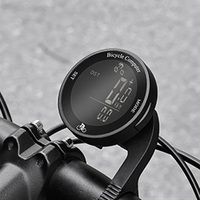 Odomètre numérique étanche pour vélo Ordinateur de vélo filaire/sans fil avec écran LCD Chronomètre de vélo pour VTT Vélo de route