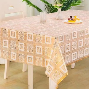 High Quality Various Sizes Eco Friendly <strong>PVC</strong> <strong>Table</strong> <strong>Cloth</strong> Easy to Clean Vinyl Rectangle Plastic Tablecloth - Product Image 3