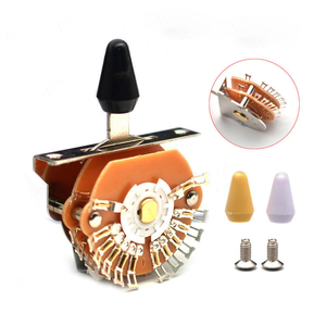 Sélecteur de <span class=keywords><strong>guitare</strong></span> à 24 broches à cinq positions pour instrument électrique, câblage de micro de basse avec option de boutons de trois couleurs - Product Image 1