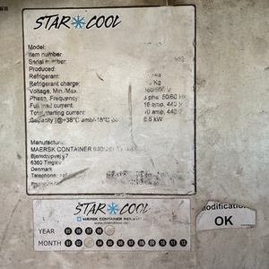 Contenedor Refrigerado de 40 pies Usado de Segunda Mano a Bajo Precio para la Venta de Productos Congelados, Capacidad de 67 m³, Shandong - Product Image 6