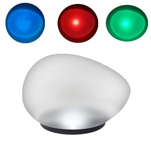 Lampe de jardin solaire en brique de verre en forme d'oeuf, galets de sol pour jardin et espaces de vie extérieurs - Product Image 2