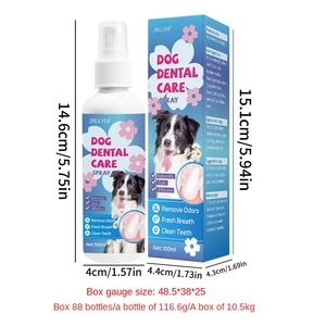 Ambientador moderno ecológico para la boca de mascotas y desodorante de Limpieza de dientes para el cuidado completo de la higiene bucal canina - Product Image 5